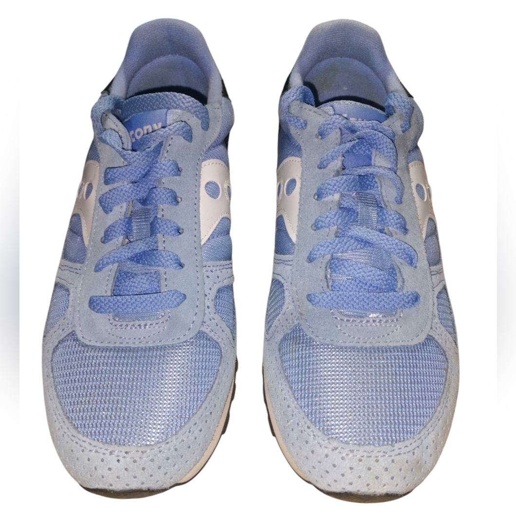 Violet, Black And White Saucony Ladies Sneakers